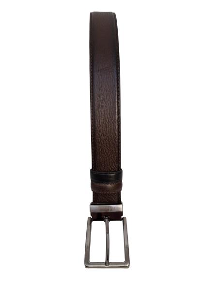 Wendegürtel Leder Braun/Schwarz, Blau/Schwarz