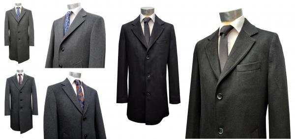Herrenmantel Knielange Wollmantel für jeden Anlass