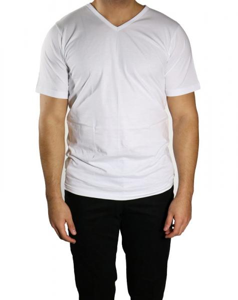 T-Shirt Unterhemd V-Ausschnitt Kurzarm