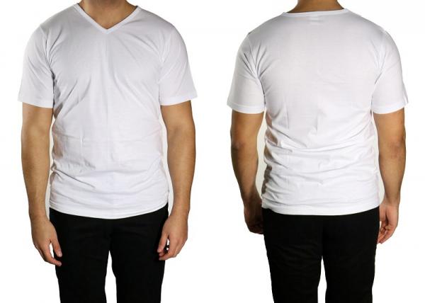 T-Shirt Unterhemd V-Ausschnitt Kurzarm
