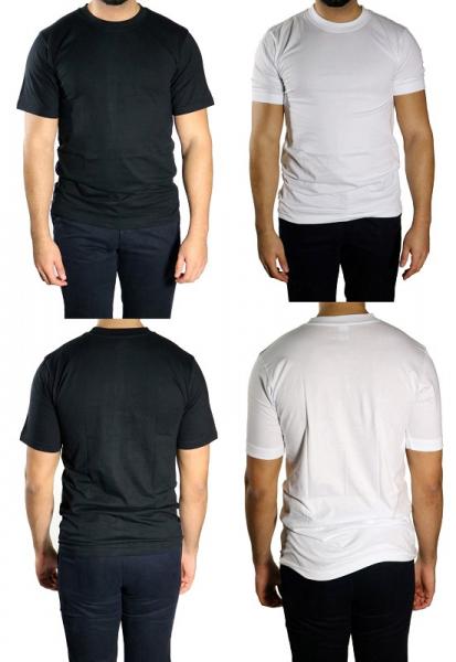 Herren T-Shirt Unterhemd rundhals Kurzarm