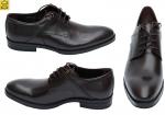 Braune Herren Leder Schuhe Schnürschuhe