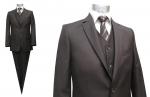 Menz Suit+Waistcoat Brown*137*