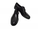Herren Anzugschuhe Schwarz Echtleder