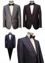 Regular Fit Herren Anzug mit Weste Kurzgröße